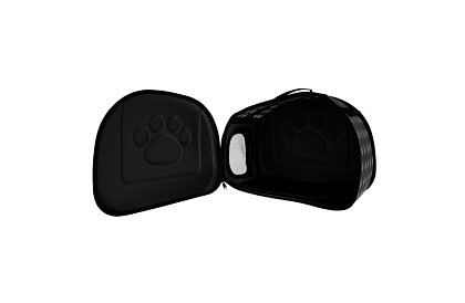 Přepravka - cestovní taška na zvířata - černá