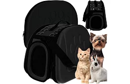 Přepravka - cestovní taška na zvířata - černá