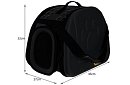 Přepravka - cestovní taška na zvířata - černá