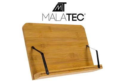 Dřevěný stojan pro knihu a notebook