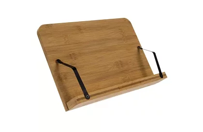 Dřevěný stojan pro knihu a notebook