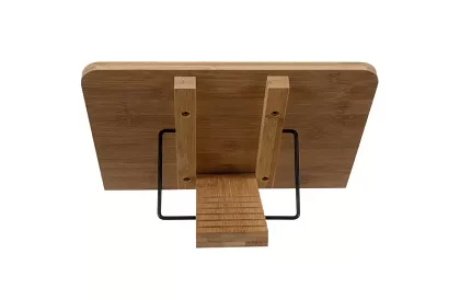 Dřevěný stojan pro knihu a notebook