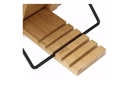 Dřevěný stojan pro knihu a notebook