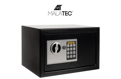 Elektronický trezor s klíčem a kodovým zámkem – bezpečné uložení cenností