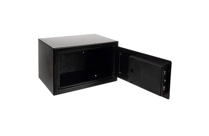 Elektronický trezor s klíčem a kodovým zámkem – bezpečné uložení cenností