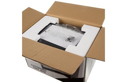 Elektronický trezor s klíčem a kodovým zámkem – bezpečné uložení cenností