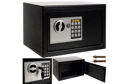 Elektronický trezor s klíčem a kodovým zámkem – bezpečné uložení cenností