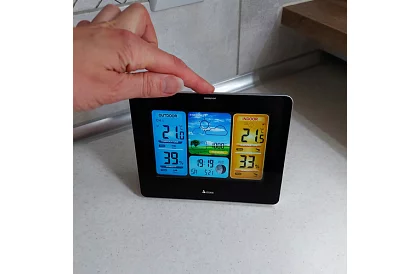 Bezdrátová digitální meteostanice s externím senzorem