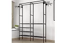 Dvojitý stojan na oděvy XXL - 173 x 36 x 108 cm