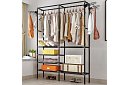 Dvojitý stojan na oděvy XXL - 173 x 36 x 108 cm