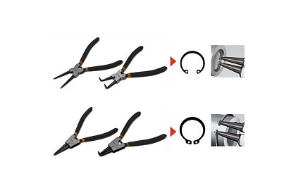 Kleště seger - Sada 4 kleští na segerovky