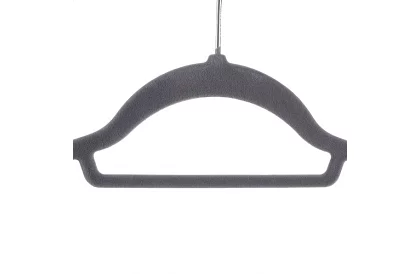 Sametová ramínka na oděvy – dvojitá - sada 20 ks