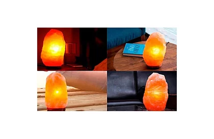 Solná lampa s nastavitelnou intenzitou světla