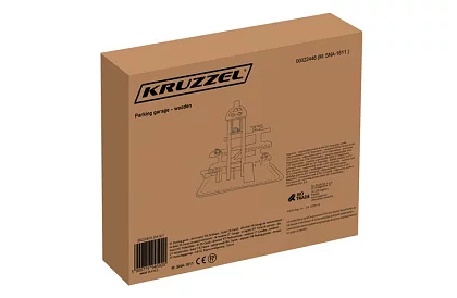 Dřevěné parkoviště – garáž pro děti