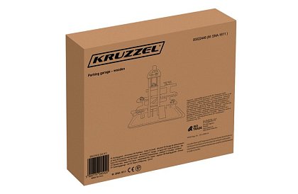 Dřevěné parkoviště – garáž pro děti