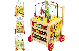 Dřevěná edukační a vzdělávací kostka pro děti