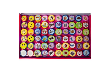 Sada razítek pro děti – 60 kusů