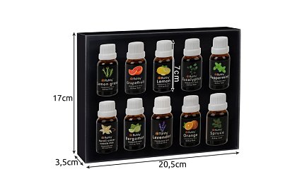 Sada esenciálních olejů – 10 ks po 15 ml