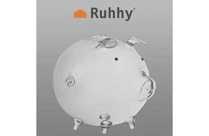 Pokladnička – skleněné prasátko