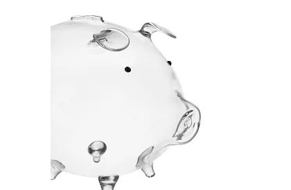 Pokladnička – skleněné prasátko