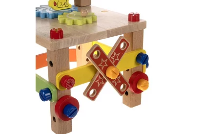 Dřevěná smyslová židle pro děti