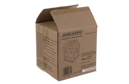 Dřevěná smyslová a vzdělávací kostka