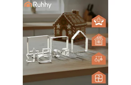 Sada vykrajovátek na perníkovou chaloupku