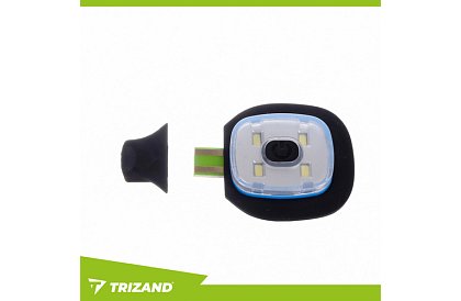 Dvouvrstvá zimní čepice s LED svítilnou – žlutá