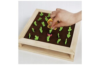 Dřevěná hra 2v1 – farma