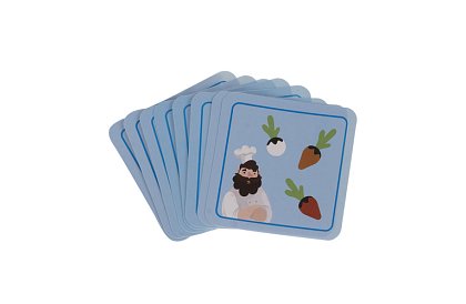 Dřevěná hra 2v1 – farma