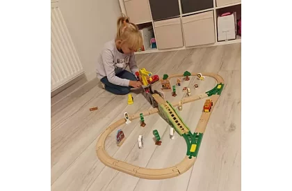 Dřevěná železnice - vláčkodráha 3,2 m