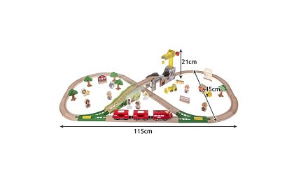 Dřevěná železnice - vláčkodráha 3,2 m