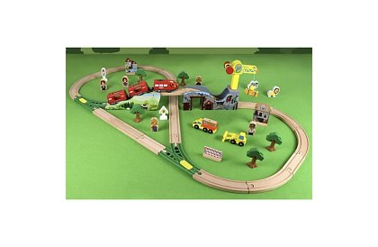 Dřevěná železnice - vláčkodráha 3,2 m