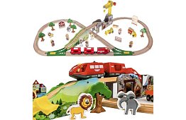 Dřevěná železnice - vláčkodráha 3,2 m