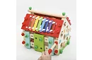 Dřevěný vzdělávací smyslový domeček