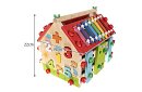 Dřevěný vzdělávací smyslový domeček