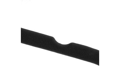 Sametové ramínka na oděvy - 20 ks - černé