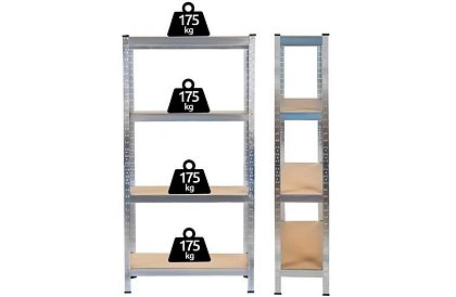 Skladová police 150x75x30