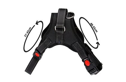 Beztlaký postroj pro psy - Velikost S