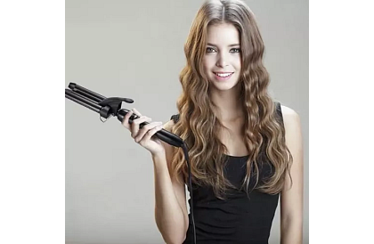 Keramická trojkulma – Trio Curl s LCD displejem