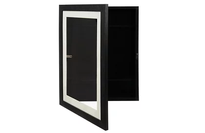 Umělecký otevírací rám na fotky – výkresy A4 - černý