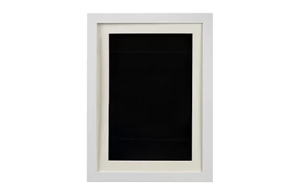 Umělecký otevírací rám na fotky – výkresy A4 - bílý