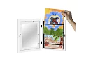 Umělecký otevírací rám na fotky – výkresy A4 - bílý