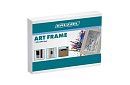 Umělecký otevírací rám na fotky – výkresy A4 - bílý