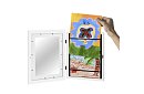 Umělecký otevírací rám na fotky – výkresy A4 - bílý