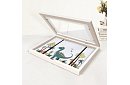 Umělecký otevírací rám na fotky – výkresy A4 - bílý