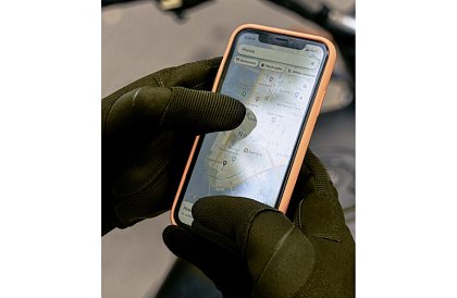 Taktické dotykové rukavice - velikost XL - khaki