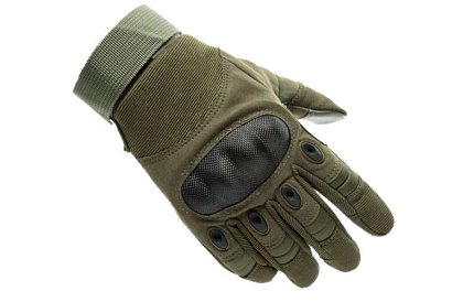 Taktické dotykové rukavice - velikost XL - khaki