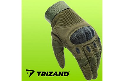 Taktické dotykové rukavice - velikost XL - khaki