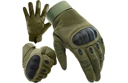 Taktické dotykové rukavice - velikost XL - khaki